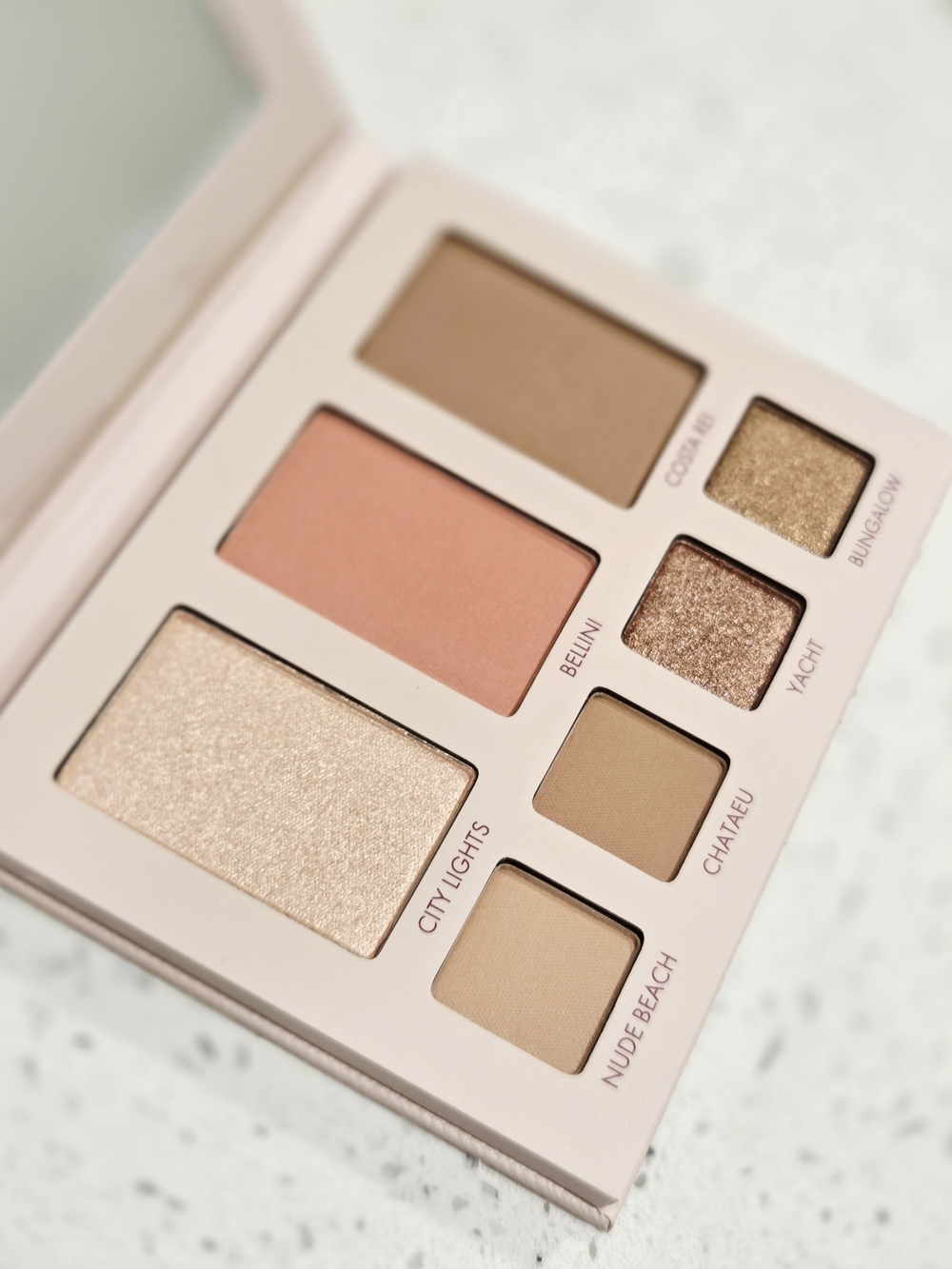 WANDER BEAUTY Neutral & Peach Face Palette — SUNKISSED